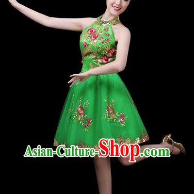 Classical Dance Costumes Opening Dance Skirt Modern Dance Costumes Women Square Dance Dress Folk Music Performance Costumes