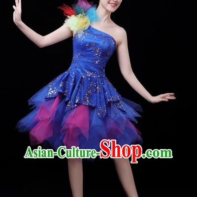 Modern Dance Graduation Costumes Performance Costumes Dance Costumes Fashion Chorus Costumes Stage Costumes Singing and Dancing Opening Dance Skirt Female