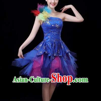 Modern Dance Graduation Costumes Performance Costumes Dance Costumes Fashion Chorus Costumes Stage Costumes Singing and Dancing Opening Dance Skirt Female