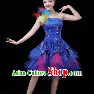 Modern Dance Graduation Costumes Performance Costumes Dance Costumes Fashion Chorus Costumes Stage Costumes Singing and Dancing Opening Dance Skirt Female