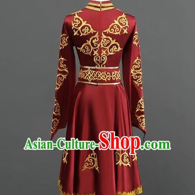 Mongolian Dance Costumes Dance Performance Costumes For Men And Women Large Swing Skirt Ethnic Style Stage Performance Costumes Dance Costumes