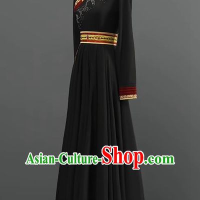 Mongolian Dance Costume Performance Suit Set Women National Costume Art Test Practice Suit Large Swing Skirt