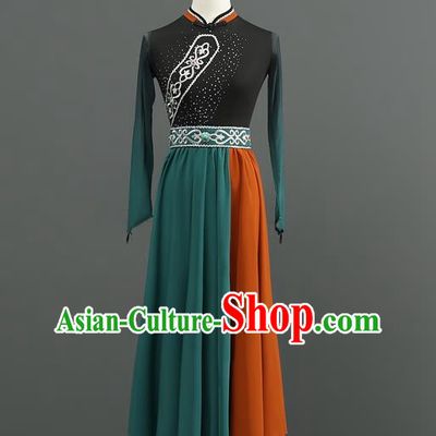 Mongolian Costumes Ethnic Style Chinese Minority Costumes Dance Mongolian Dance Clothes Women Suits