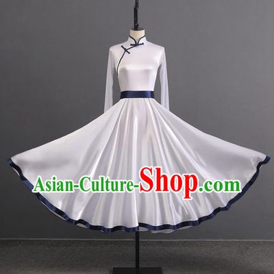 Mongolian Dance Costume Performance Suit Set Women National Costume Art Test Practice Suit Large Swing Skirt
