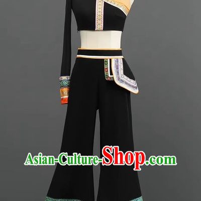 Chinese Minority Dance Repertoire Red Dragonfly Adult Practice Art Test Performance Dance Performance Costume