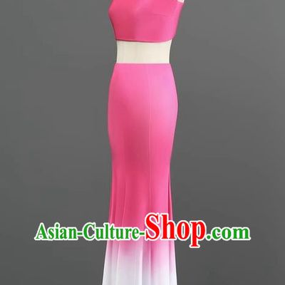 Dai Dance Performance Costumes Women Chinese Minority Gradient Performance Costumes Art Test Stage Costumes