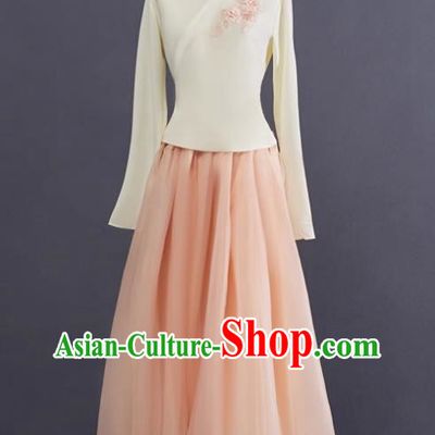 Korean Dance Costume Performance Clothing Hanbok Women Suit Performance Art Test Stage Improvement Practice Clothing