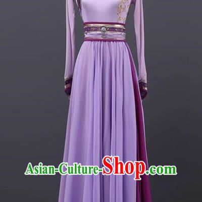 Mongolian Dance Costume Performance Suit Set Women National Costume Art Test Practice Suit Large Swing Skirt