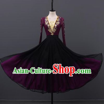 Dance Performance Clothing Female Students Art Test Practice Clothing Xinjiang Uyghur Adult Test Grading Chinese Ethnic Minorities