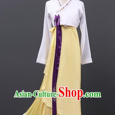 Korean Dance Costume Performance Clothing Hanbok Women Suit Performance Art Test Stage