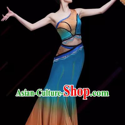Xishuangbanna Dai Costume Female Dai Dance Costume Art Test Dai Dance Performance Costume Children Dai Dance Skirt