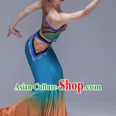 Xishuangbanna Dai Costume Female Dai Dance Costume Art Test Dai Dance Performance Costume Children Dai Dance Skirt