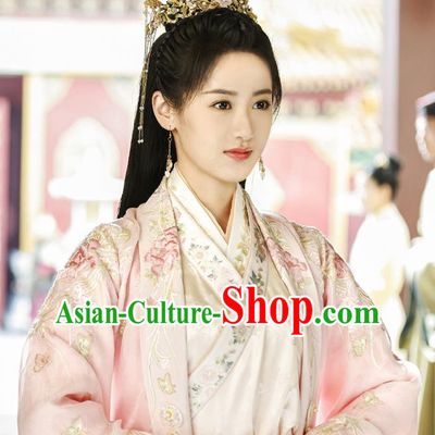 TV Series China Ancient Royal Princess Costumes Romantic Drama My Sassy Princess Noble Lady Liu Ling Clothing