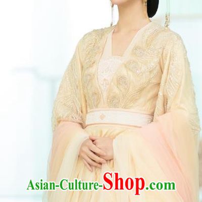 China Ancient Goddess Queen Costumes Romantic Drama The Starry Love Empress Dress Clothing Complete Set