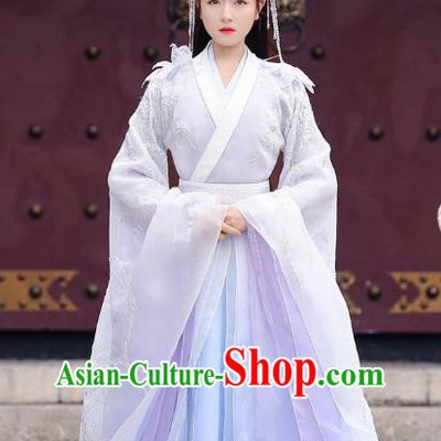 Chinese TV Series The Starry Love Queen Liguang Ye Tan Clothing Ancient Goddess Princess Dress Complete Set