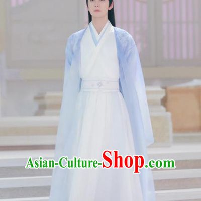 Chinese Xian Xia Drama Lord Xuan Shang Costumes Ancient Divine King Clothing