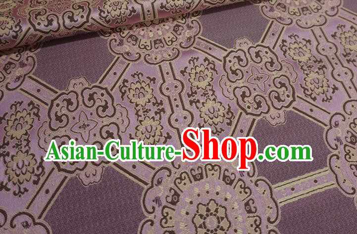 Pink Chinese Classical Rosette Pattern Material Traditional Design Brocade Fabric Tibetan Dress Cloth Pink Chinese Classical Rosette Pattern Material Traditional Design Brocade Fabric Tibetan Dress Cloth