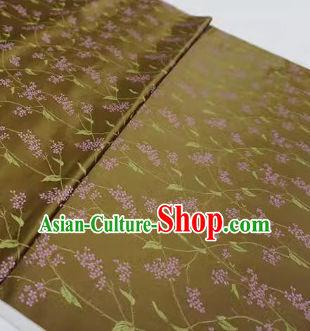 Brown China Cheongsam Cloth Classical Pentas Pattern Material Traditional Design Brocade Fabric Brown China Cheongsam Cloth Classical Pentas Pattern Material Traditional Design Brocade Fabric
