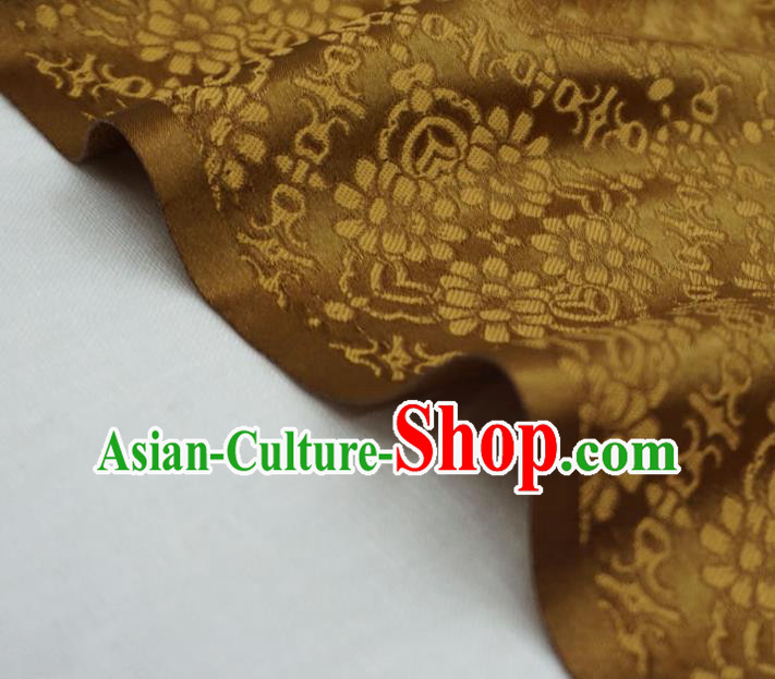 Claybank China Traditional Song Dynasty Design Brocade Fabric Hanfu Cloth Classical Diamond Pattern Material Claybank China Traditional Song Dynasty Design Brocade Fabric Hanfu Cloth Classical Diamond Pattern Material