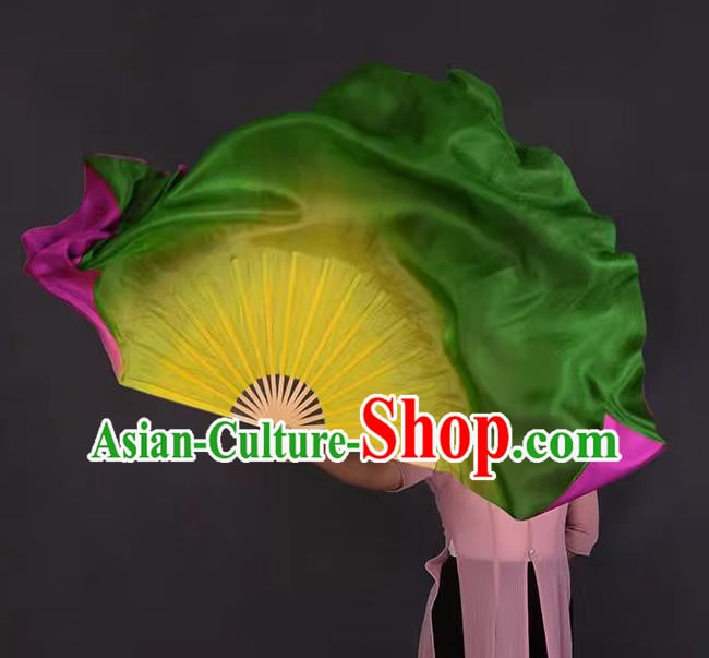 China Handmade Pure Silk Fan Classical Dance Fan Lotus Dance Double Sides Fan China Handmade Pure Silk Fan Classical Dance Fan Lotus Dance Double Sides Fan