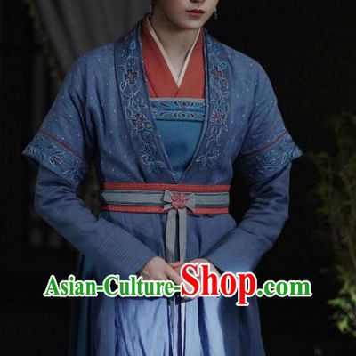 Chinese Ancient Servant Woman Clothing TV Series Destined Chang Feng Du Dress Song Dynasty Maid Lady Costumes