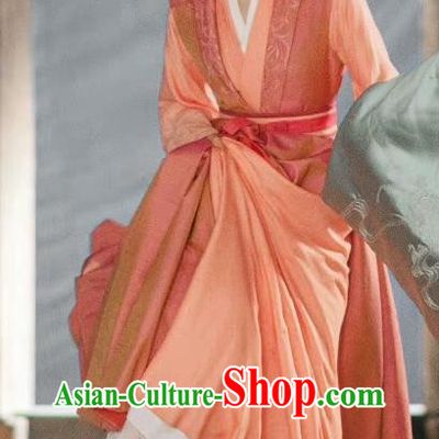 Chinese Ancient Young Beauty Clothing TV Series Destined Chang Feng Du Liu Yu Ru Dress Song Dynasty Noble Lady Costumes