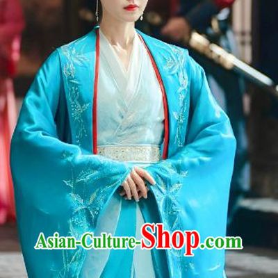 Oriental Ancient Beauty Clothing TV Series Destined Chang Feng Du Liu Yu Ru Replica Dress Chinese Song Dynasty Young Mistress Costumes