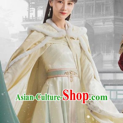 China Romantic Drama Destined Chang Feng Du Ye Yun Dresses Ancient Song Dynasty Noble Lady Garment Costumes