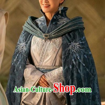 China Song Dynasty Empress Garment Costumes Romantic Drama Destined Chang Feng Du Countess Dress