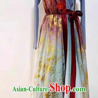 Chinese Classical Dance Costume Dance Championship Stage Performance Clothing Woman Solo Dance Dress