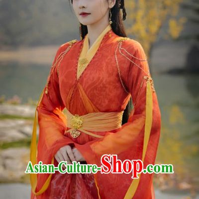 Till The End of The Moon Princess Ye Xiwu Dresses Clothing China Xianxia Drama Ancient Goddess Costumes
