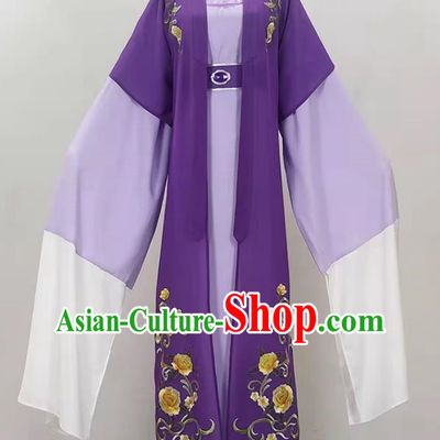 Round Neck Young Student Pair Of Embroidered Yue Opera Drama Qiong Opera Huangmei Opera Singing Costumes And Dance Costumes