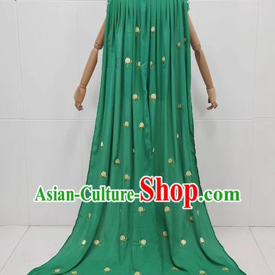 Drama Hua Dan Cloak Ancient Costume Yue Opera Huangmei Opera Costume Cloak With Gold Embroidery