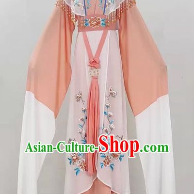 Orange Peony Hua Dan Miss Costume Princess Costume Drama Opera Yue Opera Qiong Opera Huangmei Stage Costume