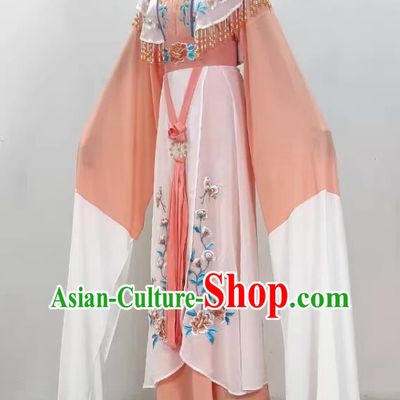 Orange Peony Hua Dan Miss Costume Princess Costume Drama Opera Yue Opera Qiong Opera Huangmei Stage Costume