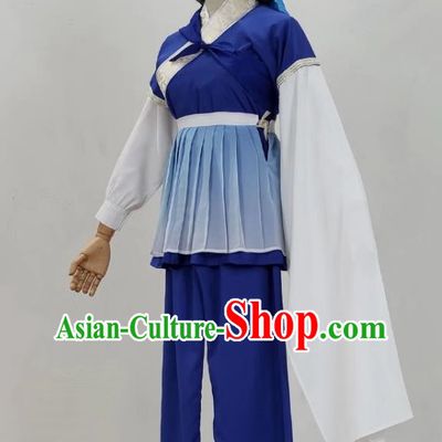 Opera Wu Shengyi Ancient Costume Film And Television Huangmei Opera Costume Book Boy Drama Dance Performance Costume Tea Picking Costume