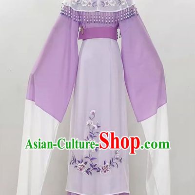 Purple Peony Hua Dan Miss Costume Princess Costume Drama Opera Yue Opera Qiong Opera Huangmei Stage Costume