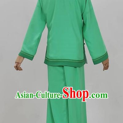 Green Drama Village Girl Costumes Ancient Costumes Huangmei Opera Performance Costumes Yue Opera Jiujin Girl Plain People Women Clothes