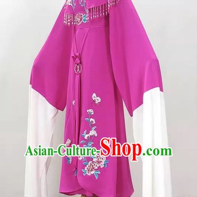 Magenta Peony Hua Dan Miss Costume Princess Costume Drama Opera Yue Opera Qiong Opera Huangmei Stage Costume