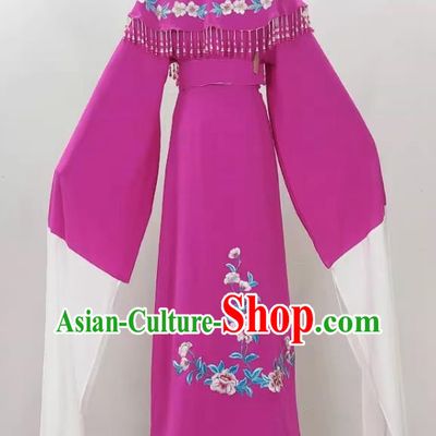 Magenta Peony Hua Dan Miss Costume Princess Costume Drama Opera Yue Opera Qiong Opera Huangmei Stage Costume