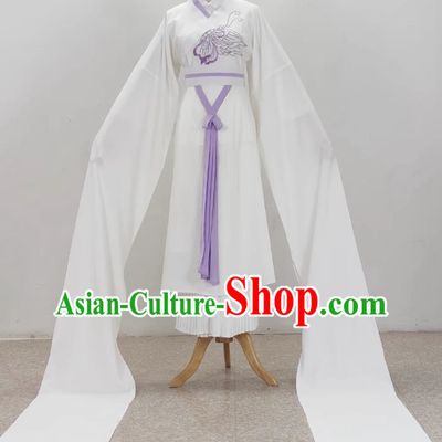Opera Coffin Splitting Costumes Ancient Costumes Shaoxing Opera Huangmei Opera Costumes Long Water Sleeves Huadan Costumes Dance Performance Costumes