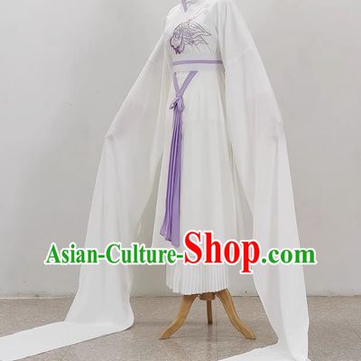 Opera Coffin Splitting Costumes Ancient Costumes Shaoxing Opera Huangmei Opera Costumes Long Water Sleeves Huadan Costumes Dance Performance Costumes