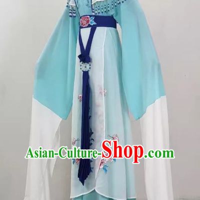 Blue Peony Hua Dan Miss Costume Princess Costume Drama Opera Yue Opera Qiong Opera Huangmei Stage Costume