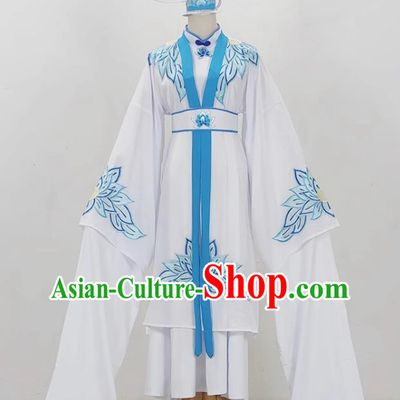 Yue Opera Jade Dragonfly Nun Clothes Costumes Huangmei Opera Performance Costumes Nunnery Recognition Mother Opera Performance Costumes