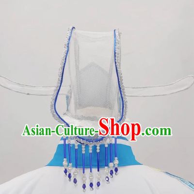 Yue Opera Jade Dragonfly Nun Headdress Ancient Costume Huangmei Opera Nunnery Recognition Mother Opera Hair Crown