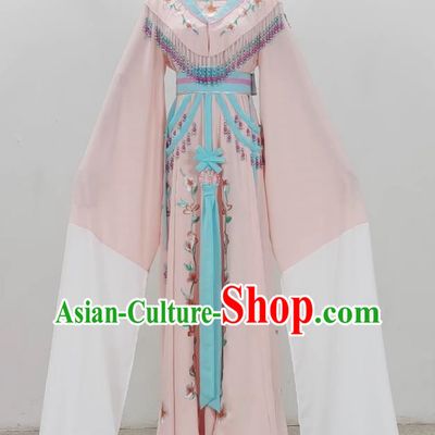 Light Pink Yue Opera Hua Dan Costume Costume Performance Costume Miss Costume Opera Stage Performance Costume