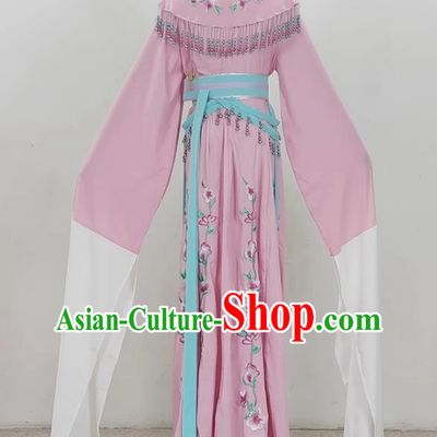 Pink Yue Opera Hua Dan Costume Costumes Miss Costumes Opera Stage Performance Costumes