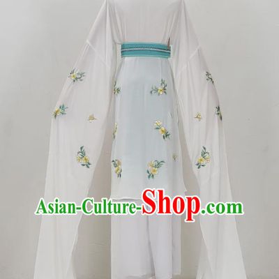 Yue Opera Hua Dan Costumes Huangmei Opera Costumes Long Water Sleeves Opera Dance Performance Costumes
