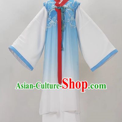 Light Blue Drama Chunxiang Chuan Costumes Ancient Costumes Yue Opera Costumes Menglong Xiaosheng Clothes Huangmei Opera Vests Opera Costumes