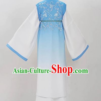 Light Blue Drama Chunxiang Chuan Costumes Ancient Costumes Yue Opera Costumes Menglong Xiaosheng Clothes Huangmei Opera Vests Opera Costumes